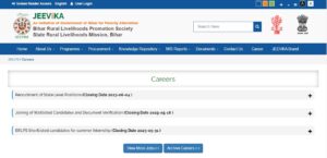 Bihar Jeevika Mentor Vacancy 2025